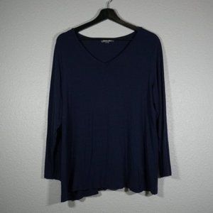 Woman's Roz & Ali 1X Long Sleeve Top